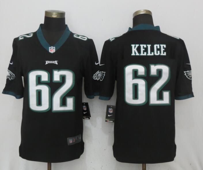 Men Philadelphia Eagles #62 Kelce Black Vapor Untouchable NEW Nike Limited Playey NFL Jerseys->philadelphia eagles->NFL Jersey
